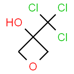 ChemSpider 2D Image | 3-(Trichloromethyl)-3-oxetanol | C4H5Cl3O2