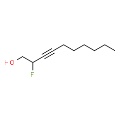 ChemSpider 2D Image | 2-Fluoro-3-decyn-1-ol | C10H17FO
