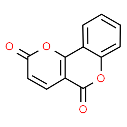 ChemSpider 2D Image | 2H,5H-Pyrano[3,2-c]chromene-2,5-dione | C12H6O4