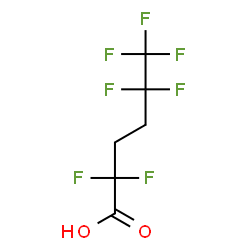 ChemSpider 2D Image | 2,2,5,5,6,6,6-Heptafluorohexanoic acid | C6H5F7O2
