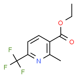 ChemSpider 2D Image | Ethyl 2-methyl-6-(trifluoromethyl)nicotinate | C10H10F3NO2