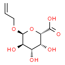 ChemSpider 2D Image | Allyl alpha-D-galactopyranosiduronic acid | C9H14O7