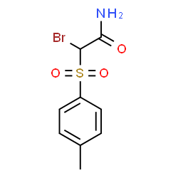 ChemSpider 2D Image | 2-Bromo-2-[(4-methylphenyl)sulfonyl]acetamide | C9H10BrNO3S