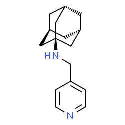 ChemSpider 2D Image | (3s,5s,7s)-N-(4-Pyridinylmethyl)-1-adamantanamine | C16H22N2