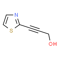 ChemSpider 2D Image | 3-(1,3-Thiazol-2-yl)-2-propyn-1-ol | C6H5NOS