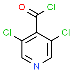 ChemSpider 2D Image | 3,5-Dichloroisonicotinoyl chloride | C6H2Cl3NO