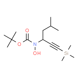ChemSpider 2D Image | 2-Methyl-2-propanyl hydroxy[5-methyl-1-(trimethylsilyl)-1-hexyn-3-yl]carbamate | C15H29NO3Si