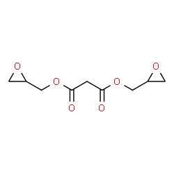 ChemSpider 2D Image | Bis(2-oxiranylmethyl) malonate | C9H12O6