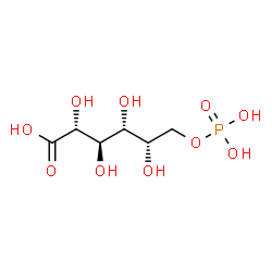 ChemSpider 2D Image | 6-O-Phosphono-L-talonic acid | C6H13O10P