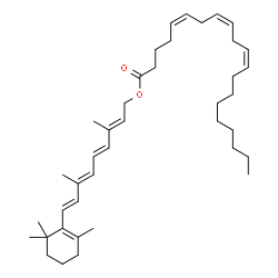 ChemSpider 2D Image | O~15~-[(5Z,8Z,11Z)-5,8,11-Icosatrienoyl]retinol | C40H62O2