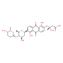 ChemSpider 2D Image | grincamycin L | C31H36O12