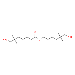 ChemSpider 2D Image | 6-Hydroxy-5,5-dimethylhexyl 7-hydroxy-6,6-dimethylheptanoate | C17H34O4