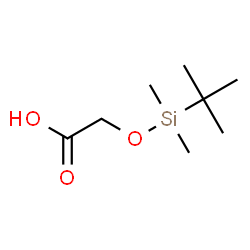 ChemSpider 2D Image | {[Dimethyl(2-methyl-2-propanyl)silyl]oxy}acetic acid | C8H18O3Si