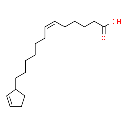 ChemSpider 2D Image | (6Z)-13-(2-Cyclopenten-1-yl)-6-tridecenoic acid | C18H30O2