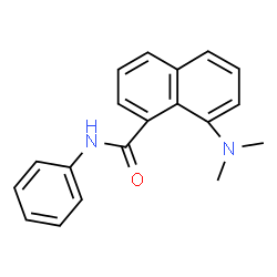 ChemSpider 2D Image | 8-(Dimethylamino)-N-phenyl-1-naphthamide | C19H18N2O