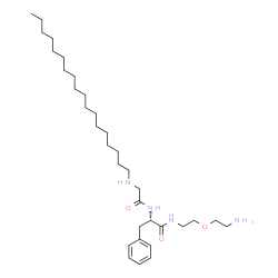 ChemSpider 2D Image | N-Octadecylglycyl-N-[2-(2-aminoethoxy)ethyl]-L-phenylalaninamide | C33H60N4O3