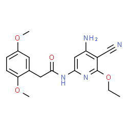 ChemSpider 2D Image | JNK Inhibitor VIII | C18H20N4O4