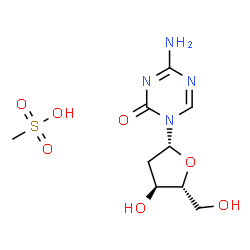 ChemSpider 2D Image | DECITABINE MESYLATE | C9H16N4O7S