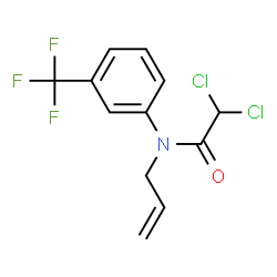 ChemSpider 2D Image | N-Allyl-2,2-dichloro-N-(3-(trifluoromethyl)phenyl)acetamide | C12H10Cl2F3NO