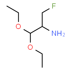 ChemSpider 2D Image | 1,1-Diethoxy-3-fluoro-2-propanamine | C7H16FNO2