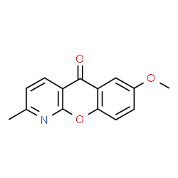 ChemSpider 2D Image | 7-Methoxy-2-methyl-5H-chromeno[2,3-b]pyridin-5-one | C14H11NO3