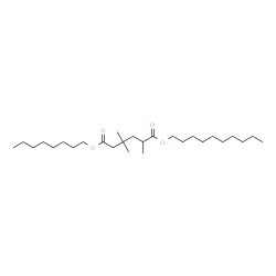 ChemSpider 2D Image | 1-Decyl 6-octyl 2,4,4-trimethylhexanedioate | C27H52O4
