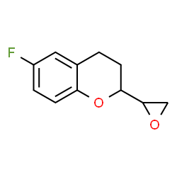 ChemSpider 2D Image | 6-Fluoro-2-(2-oxiranyl)chromane | C11H11FO2