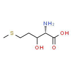 ChemSpider 2D Image | 3-Hydroxy-5-(methylsulfanyl)-L-norvaline | C6H13NO3S