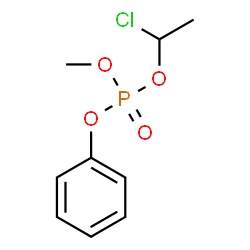 ChemSpider 2D Image | 1-Chloroethyl methyl phenyl phosphate | C9H12ClO4P