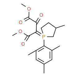 ChemSpider 2D Image | Dimethyl (2Z)-2-(1-mesityl-3-methyl-1lambda~5~-phospholan-1-ylidene)-3-oxosuccinate | C20H27O5P