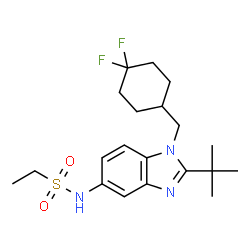 ChemSpider 2D Image | AZD-1940 | C20H29F2N3O2S