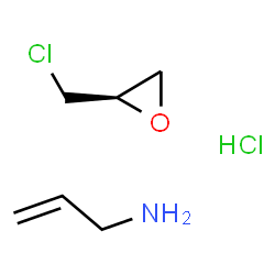ChemSpider 2D Image | 2-Propen-1-amine - (2R)-2-(chloromethyl)oxirane hydrochloride (1:1:1) | C6H13Cl2NO