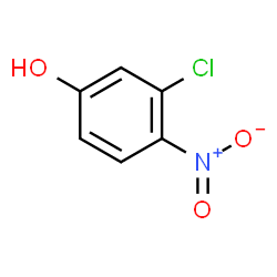 ChemSpider 2D Image | 3-Chloro-4-nitrophenol | C6H4ClNO3