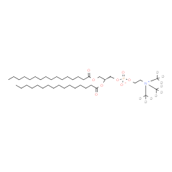 ChemSpider 2D Image | (2R)-2,3-Bis(palmitoyloxy)propyl 2-{tris[(~2~H_3_)methyl]ammonio}ethyl phosphate | C40H71D9NO8P