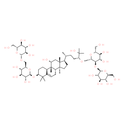 ChemSpider 2D Image | (1S,4R,9beta,11alpha,24R)-1-{[6-O-(beta-D-Glucopyranosyl)-beta-D-glucopyranosyl]oxy}-11,25-dihydroxy-9,10,14-trimethyl-4,9-cyclo-9,10-secocholest-5-en-24-yl 2-O-beta-L-glucopyranosyl-beta-D-glucopyran
oside | C54H92O24