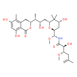 ChemSpider 2D Image | (+)-Iriciniastatin A | C31H47NO11