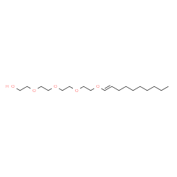 ChemSpider 2D Image | (13E)-3,6,9,12-Tetraoxadocos-13-en-1-ol | C18H36O5