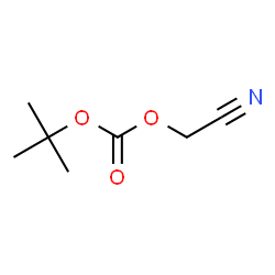 ChemSpider 2D Image | Cyanomethyl 2-methyl-2-propanyl carbonate | C7H11NO3