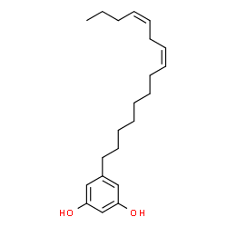 ChemSpider 2D Image | Cardol diene | C21H32O2