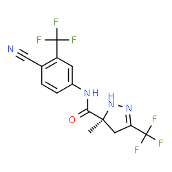 ChemSpider 2D Image | JNJ-28330835 | C14H10F6N4O