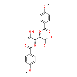 ChemSpider 2D Image | (R,R)-Di-p-anisoyltartaric acid | C20H18O10