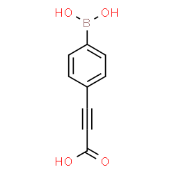 ChemSpider 2D Image | 3-[4-(Dihydroxyboryl)phenyl]-2-propynoic acid | C9H7BO4