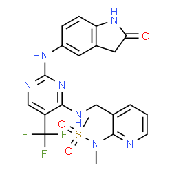 ChemSpider 2D Image | Pf-00562271 Free Base | C21H20F3N7O3S