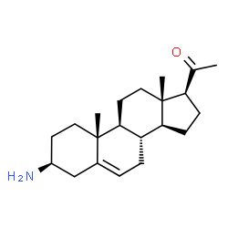 ChemSpider 2D Image | (3Î²)-3-Aminopregn-5-en-20-one | C21H33NO
