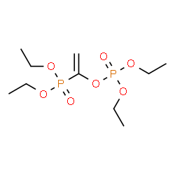 ChemSpider 2D Image | Diethyl {1-[(diethoxyphosphoryl)oxy]vinyl}phosphonate | C10H22O7P2