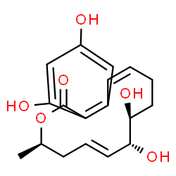 ChemSpider 2D Image | aigialomycin E | C18H22O6