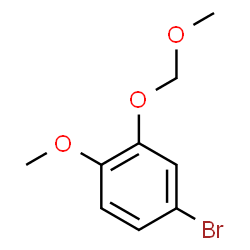 ChemSpider 2D Image | 4-Bromo-1-methoxy-2-(methoxymethoxy)benzene | C9H11BrO3