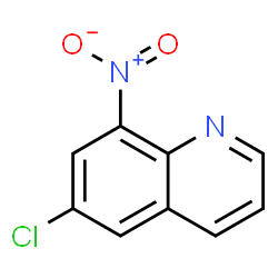 ChemSpider 2D Image | 6-Chloro-8-nitroquinoline | C9H5ClN2O2