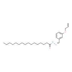 ChemSpider 2D Image | N'-{(Z)-[3-(Allyloxy)phenyl]methylene}hexadecanehydrazide | C26H42N2O2