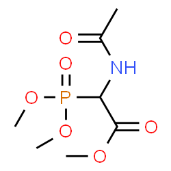 ChemSpider 2D Image | Methyl acetamido(dimethoxyphosphoryl)acetate | C7H14NO6P